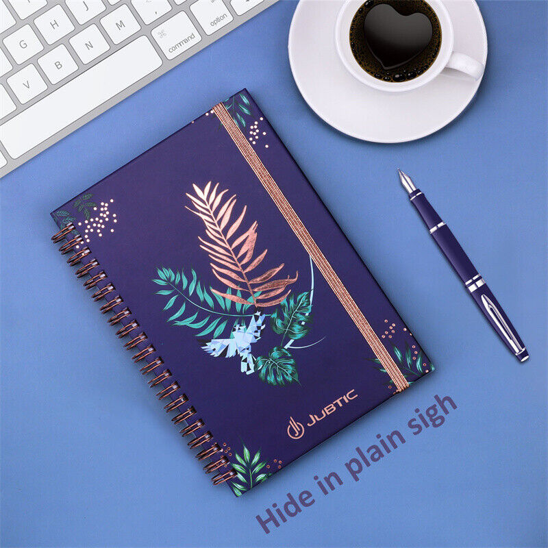 Spiral Flowers Internet Password Book With Alphabetical Tabs Logbook 140 Pages