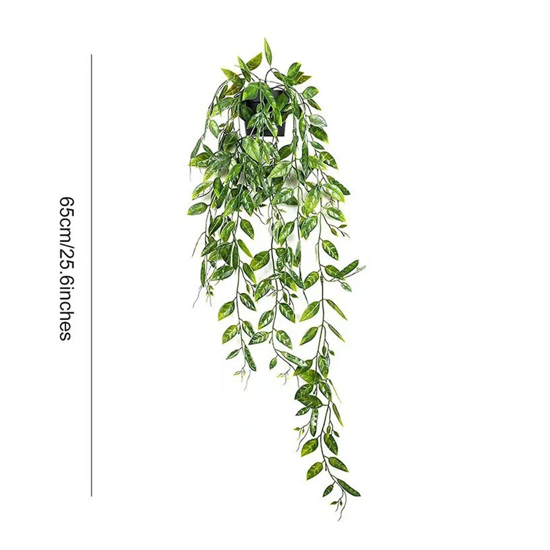 3 Pack Artificial Hanging Plants In Pots Indoor Fake Trailing Plants Home Room UK NEW