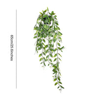 3 Pack Artificial Hanging Plants In Pots Indoor Fake Trailing Plants Home Room UK NEW