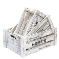 Vintage Wooden Bar Boxes Storage Rectangular Household Boxes