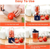 Rechargeable Electric Fruit Juice Maker Portable Blender Smoothie Juicer Machine