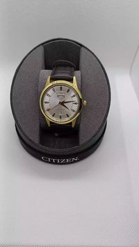 Citizen Eco-Drive Light Ivory Dial Men's Watch AW0102-13A