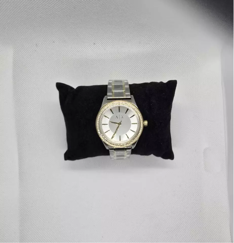 Armani Exchange Ladies Silver Stainless Steel Bracelet Watch