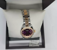 Rotary Ladies Two Tone Rose Gold Plated Bracelet Watch