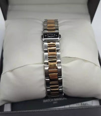 Rotary Ladies Two Tone Rose Gold Plated Bracelet Watch