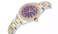 Rotary Ladies Two Tone Rose Gold Plated Bracelet Watch