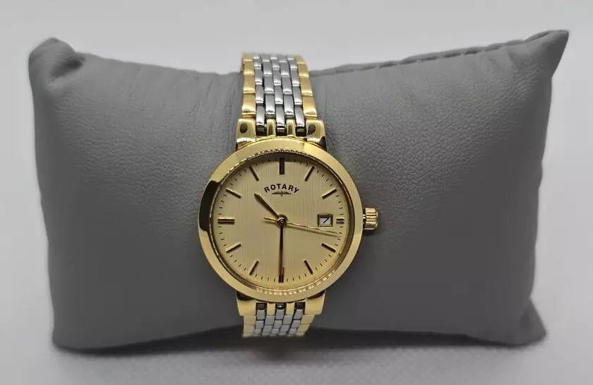 Rotary Ladies Two Tone Stainless Steel Bracelet Watch